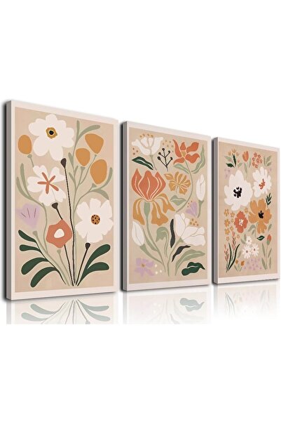 KBKBART Set of Framed Wall Art Prints, Rustic and Bohemian Style