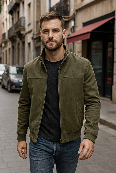 DYNAMO Suede Transitional coat