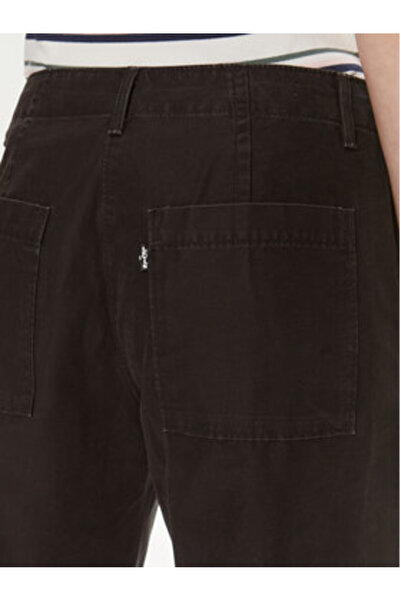 Levi's Γυναικείο Παντελόνι Levi's από Υφασμάτινο Παπούτσι A6077-0003 Μαύρο