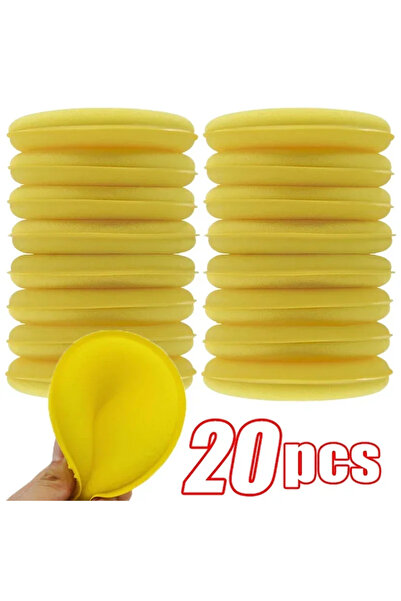 Choice 20pcs Car Round High Density Waxing Polish Sponges Foam Applicator Pad...