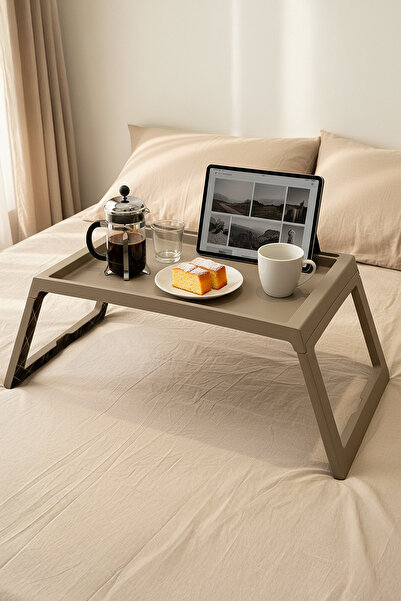 EVLE Folding Laptop Stand over Bed Sofa Work and Breakfast Table'Toprak'