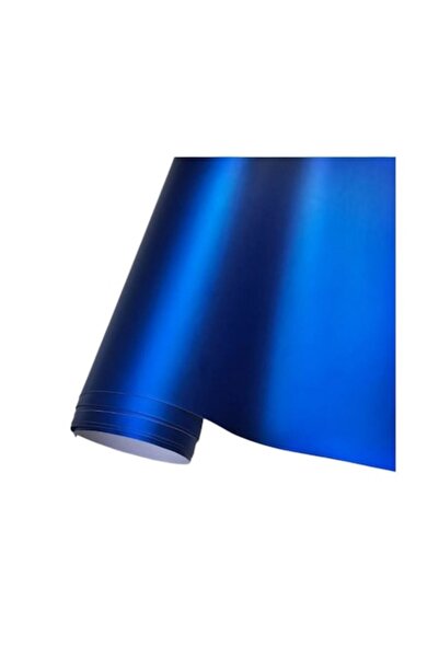 ideal STORE Folie auto idealSTORE autocolant PET premium albastru satinat crom mat