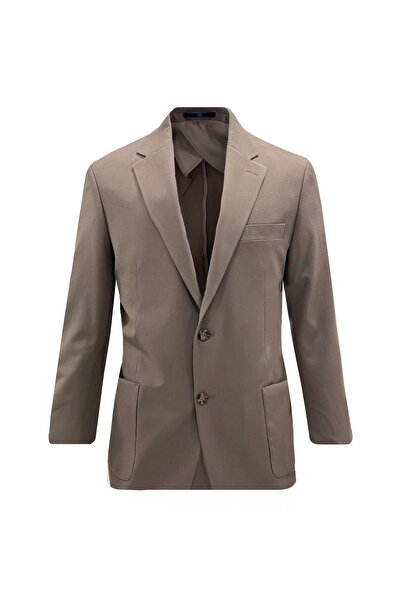 Uki Koyu Bej Comfort Fit 6 Drop Takım Elbise