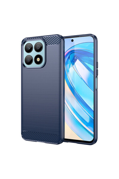 Optim Solution Θήκη από ανθεκτικό άνθρακα για Honor X8a, αντικραδασμική, μπλε