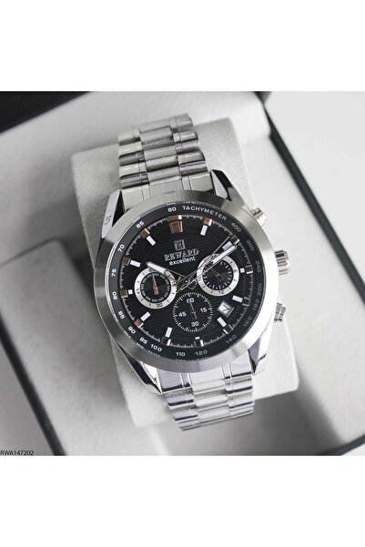 Reward ساعة يد رجالية من الفولاذ الفضي اللون RWA147202