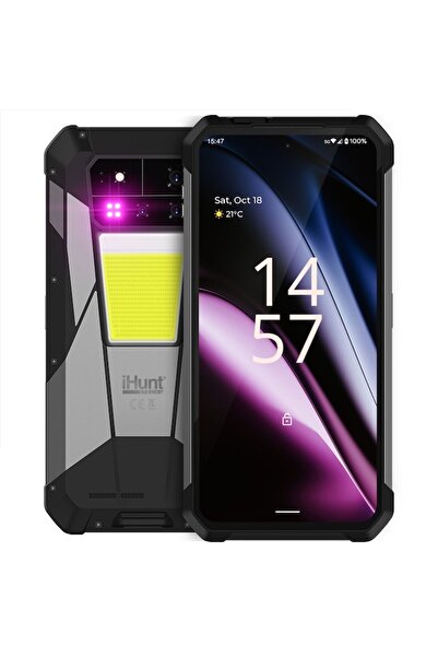 iHunt Tank 4 Pro 512GB, 5G, NFC, 6.73' 3K 120Hz AMOLED, 32GB RAM, Projector Video Laser, IP68/IP69