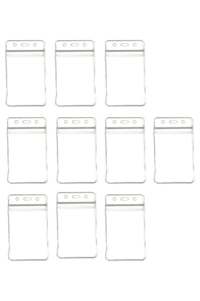 Limmy Pvc Yaka Kartlığı Yaka Kartı Kılıfı Kart Koruyucu 7x11 cm - 10 Adet