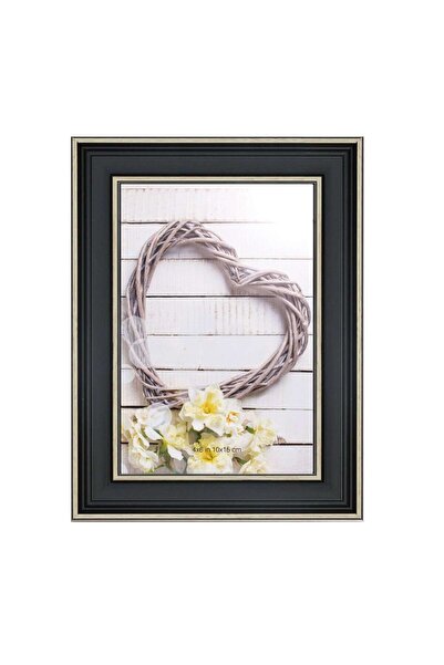 SHOPIENS Photo frame 3392-06T 46, rectangular, 15 x 10 cm, black, plastic