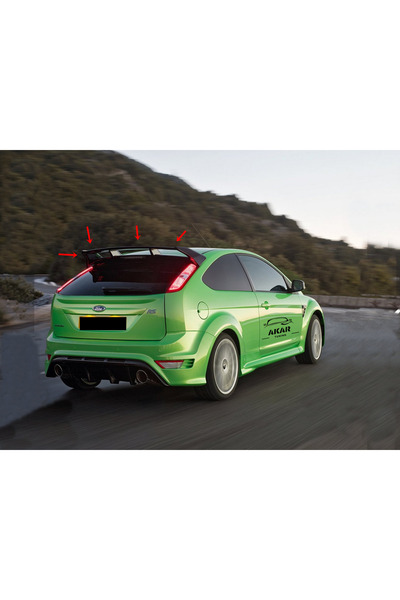 Akar FORD focus 2 RS spoyler boyasız (ham) fiberglass