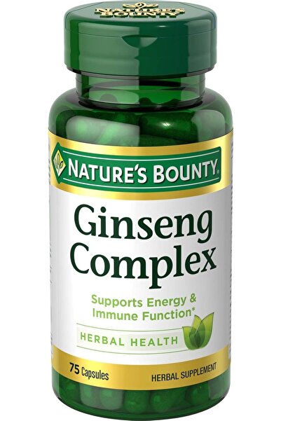 Nature's Bounty الجينسنغ مع غذاء ملكات النحل، 75 كبسولة