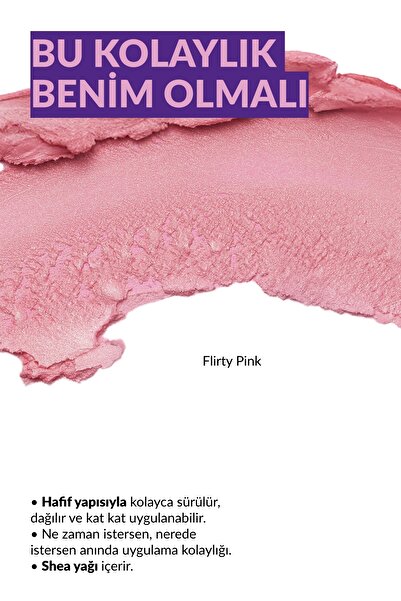 AVON Color Trend Stik Allık - Flirty Pink