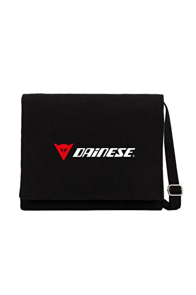 CrowsGate Dainese Logo Tekst Crno Platno Poštarska torba