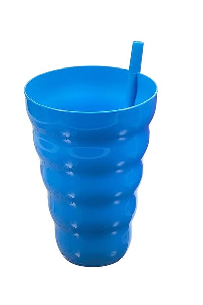 ARROW Plastic Tumbler with Built-in Straw Assorted Colors 22oz