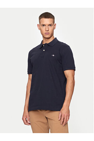 Gant Ανδρικό Πόλο Μπλε GANT-2220 433 ΒΡΑΔΙΝΟ ΜΠΛΕ