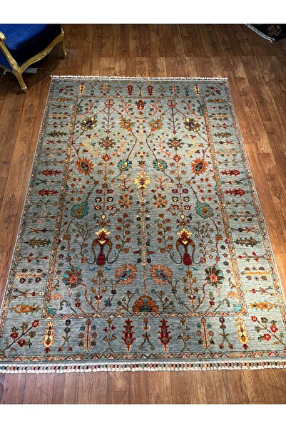 İpek El dokuma Afgan halısı