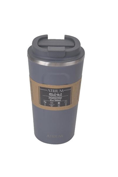 Atrium كوب سفر ساخن/بارد سعة 500.00 مل (17.60 أونصة) رمادي