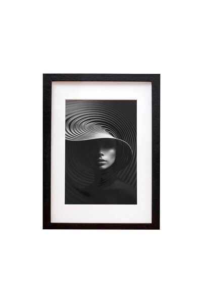 SHOPIENS Ramă foto SA001, dreptunghiulară, 18 x 24 cm, neagră, plastic