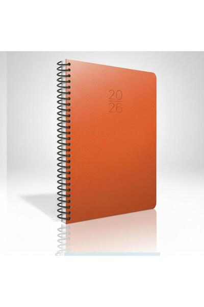 Gıpta 2026 Spiralli Sert Kapak Günlük Ajanda17x24 336 Sayfa 407-SEK
