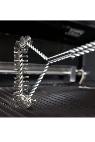 Broil King Extra Wide Stainless Steel Convenient Grill Brush Silver 18"