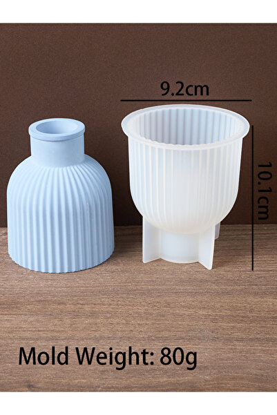 Choice 002 قالب سيليكون لمزهرية زهور خرسانية حديثة إسكندنافية، زينة جبسية يدو...