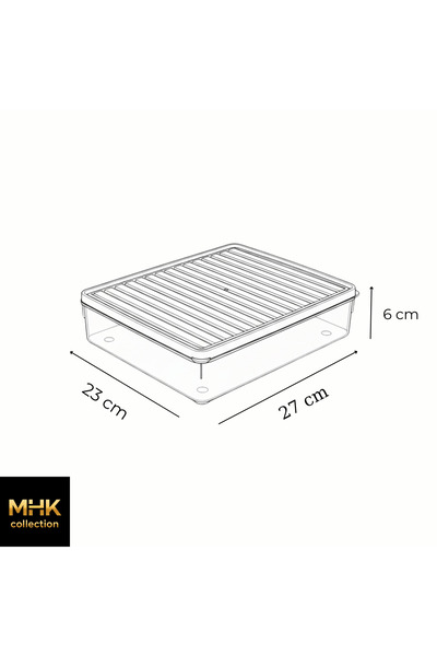 MHK Collection Large Size Storage Container Set with Lid – 2.8 Lt