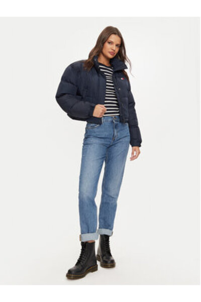 Tommy Jeans Geacă de puf pentru femei DW0DW18820 albastră