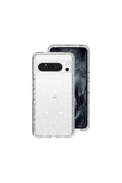 Optim Solution Husa TPU Dazzle pentru Google Pixel 9 Pro XL, Sparkling Design, Transparent