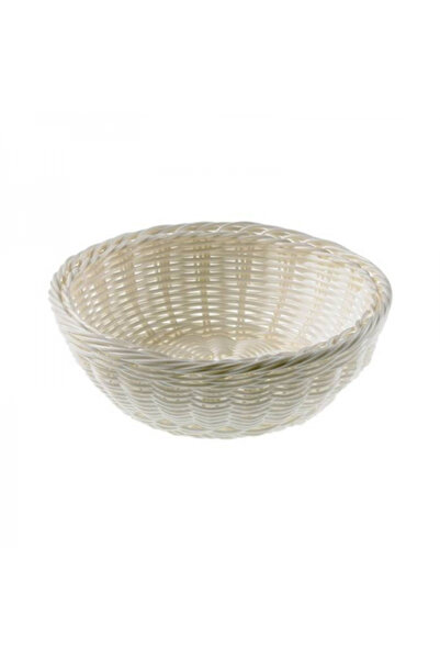 LEONE White serving basket, Vogue, 20 cm