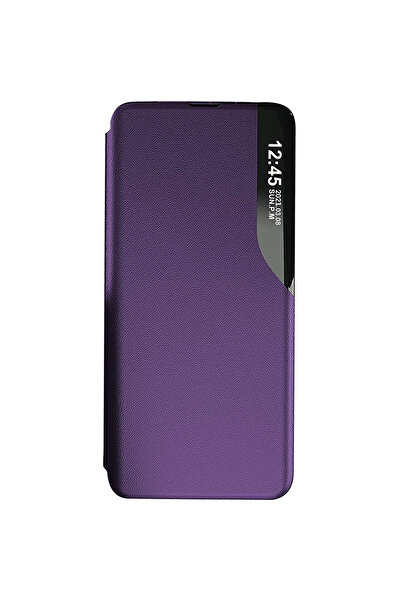 Optim Solution Husa Flip pentru Samsung Galaxy A35 5g, Design Unic, Unique S-View, Smart Stand, Mov