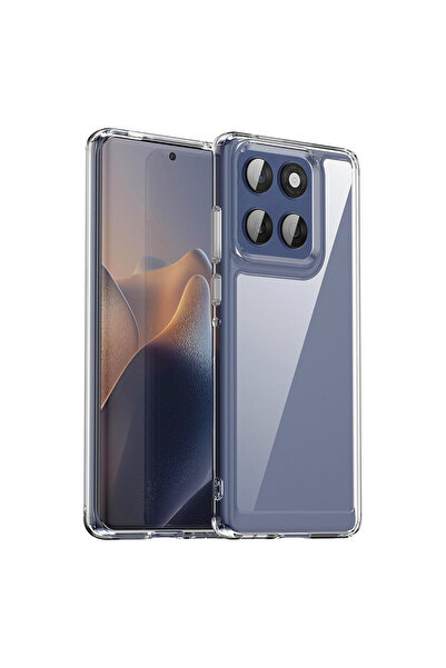 Optim Solution Husa TPU High Clear pentru Motorola Edge 60 Fusion, Diamond De...