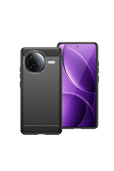 Optim Solution Husa Carbon Resistance pentru Xiaomi Poco F7 Pro, Anti-Soc, Negru