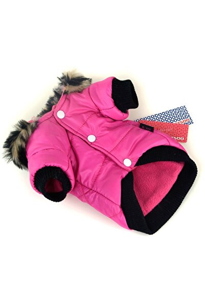 fara marca Geaca pentru catei roz 2XL 38cm lungime