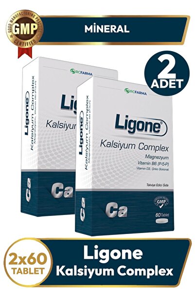 Ligone Kalsiyum Tablet 60'lı 2 Adet