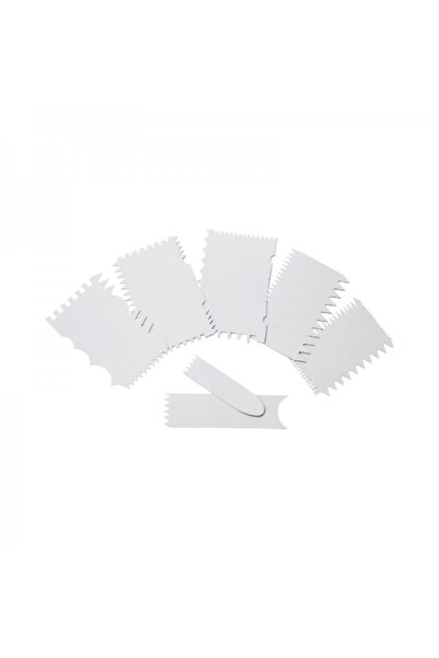 Lacor Set of 7 modeling scrapers for decoration, Cake Professional