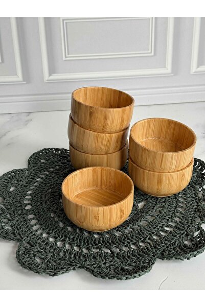 ROSSEV Bamboo Bowl Set of 6