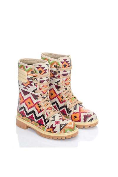 Cotto Shoes Cizme de damă multicolore