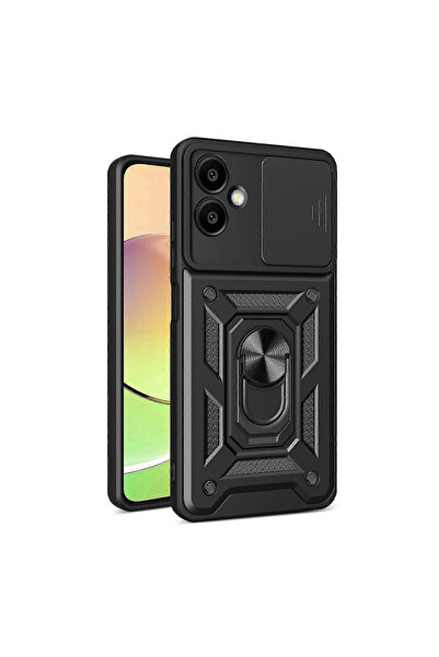 Optim Solution Husa Shutter Spate Armor Ring Lens Cover pentru Samsung Galaxy...