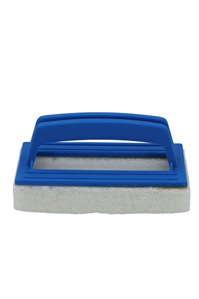 ACE Ice cleaning pad with handle in blue and gray