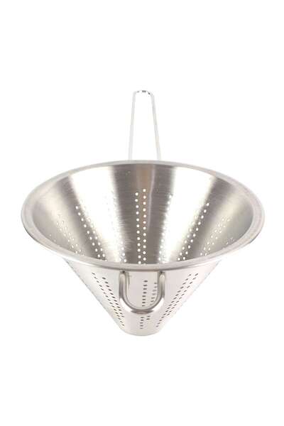 KASEMI Conical strainer with handle, Kasemi, stainless steel, D 18 cm