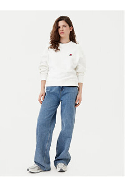 Tommy Jeans Women's Sweatshirt DW0DW19408 Beige