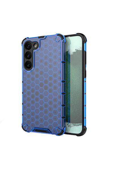 Optim Solution Husa pentru Samsung Galaxy A03 4g, Hybrid, Albastru