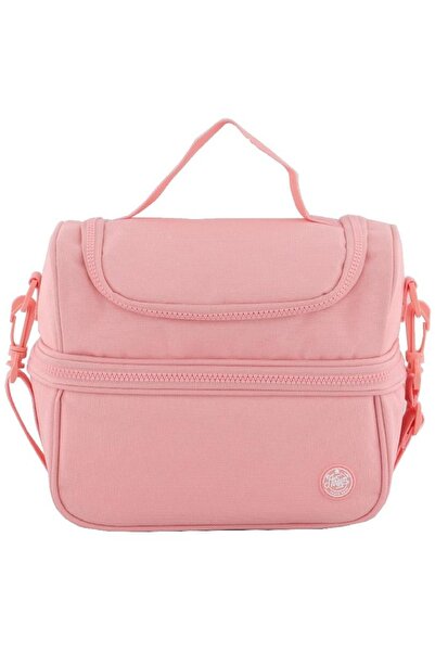 Atrium حقيبة غداء كبيرة بسحاب خوخ