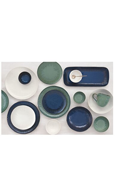 Generic وعاء عشاء جاليري بورسلين أخضر 12 سم