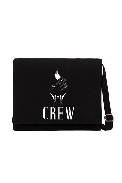 CrowsGate Hayko Cepkin Crew Siyah Kanvas Postacı Çantası