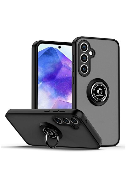 Optim Solution Husa Sheen cu Bumper TPU pentru Samsung Galaxy A16, Inel Glint...