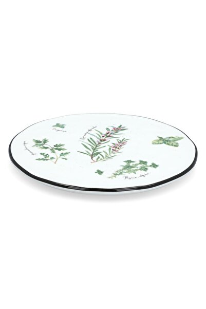 Generic سبا الخزف تصميم جميل تريفيت لوحة لخدمة الطبق الرئيسي، وجبات خفيفة متعددة الألوان 20 سم