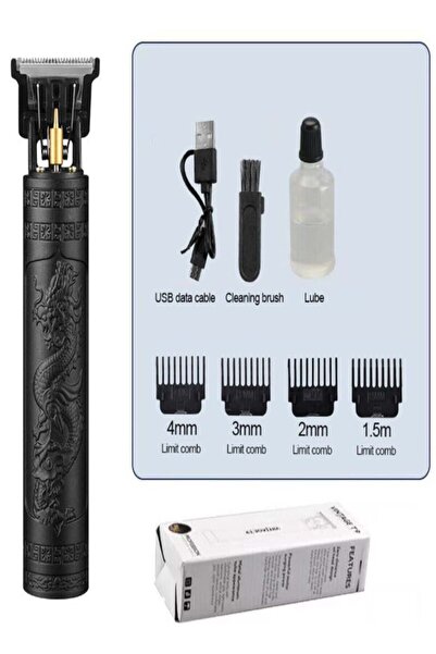 Bodhi ماكينة قص الشعر القابلة لإعادة الشحن - رأس قص من الفولاذ المقاوم للصدأ،...