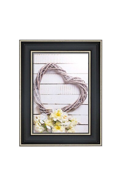 SHOPIENS Ramă foto 3392-06 T 57, dreptunghiulară, 18 x 13 cm, neagră, plastic