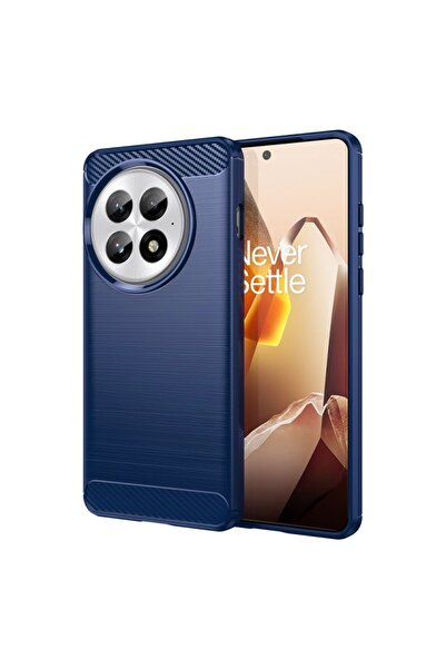 Optim Solution Husa Carbon Resistance pentru OnePlus 13R, Anti-Soc, Albastru