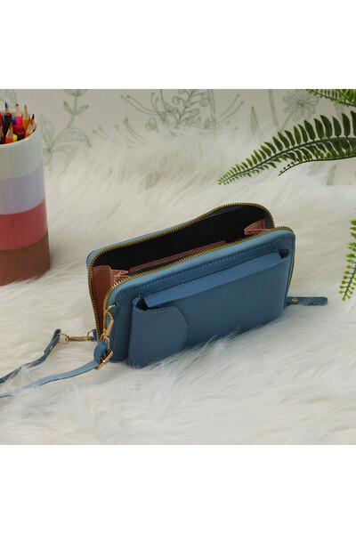 Optim Solution Husa de Telefon Universala 2in1 pentru HTC, Albastru